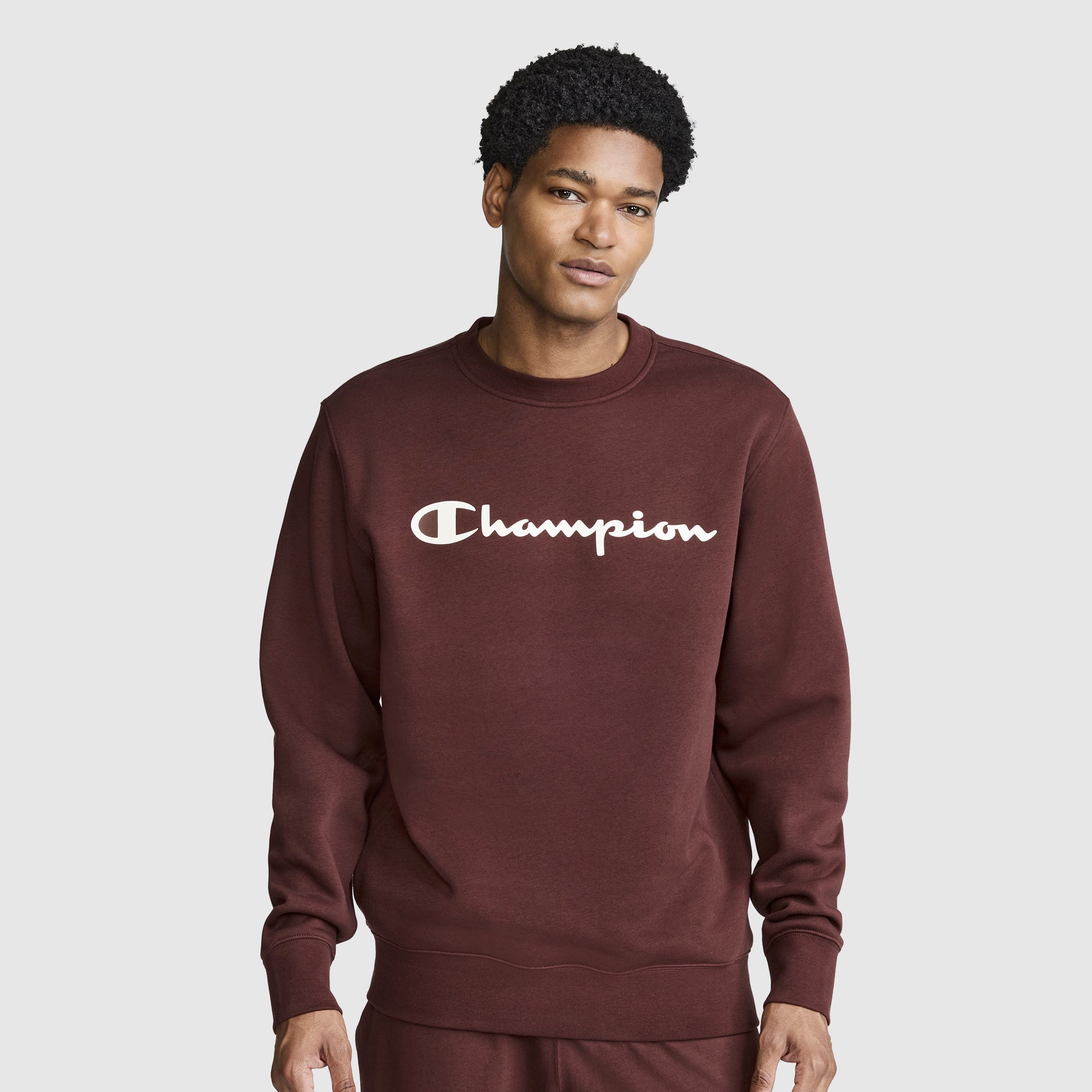 Powerblend Crewneck Sweatshirt, Classic Script Logo