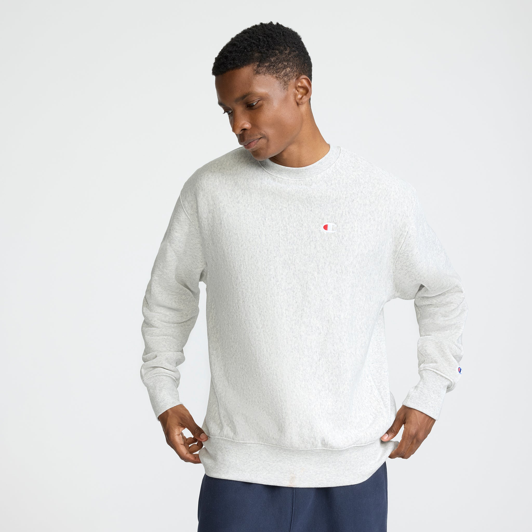 Reverse Weave Crewneck Sweatshirt, C Logo