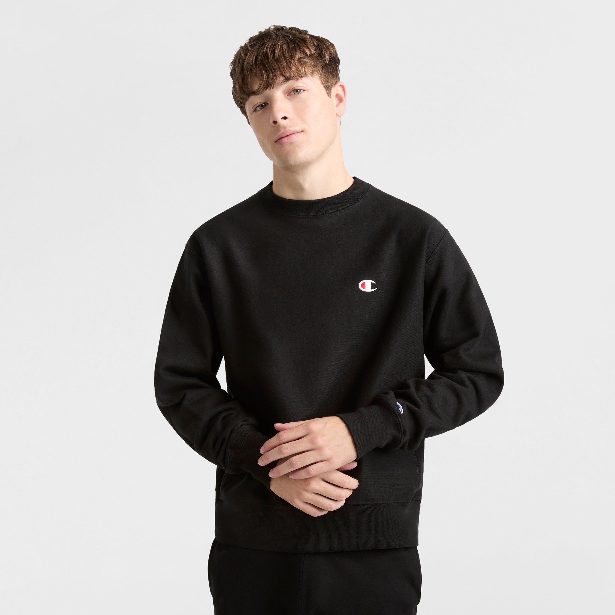 Reverse Weave Crewneck Sweatshirt, C Logo