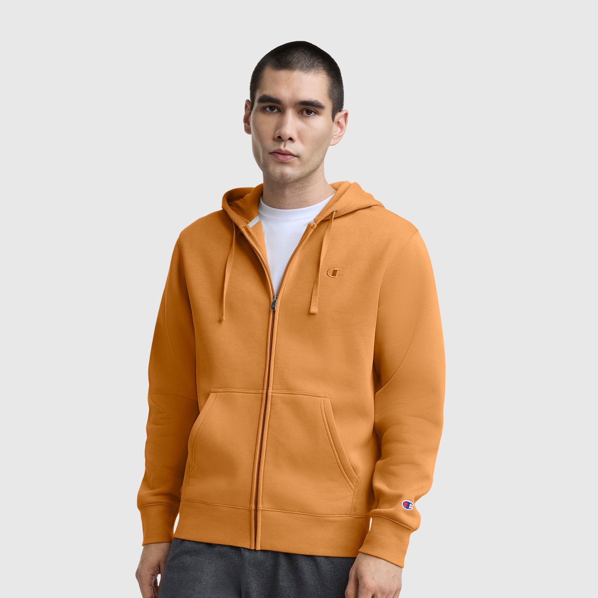 Powerblend Full-Zip Hoodie, C Logo
