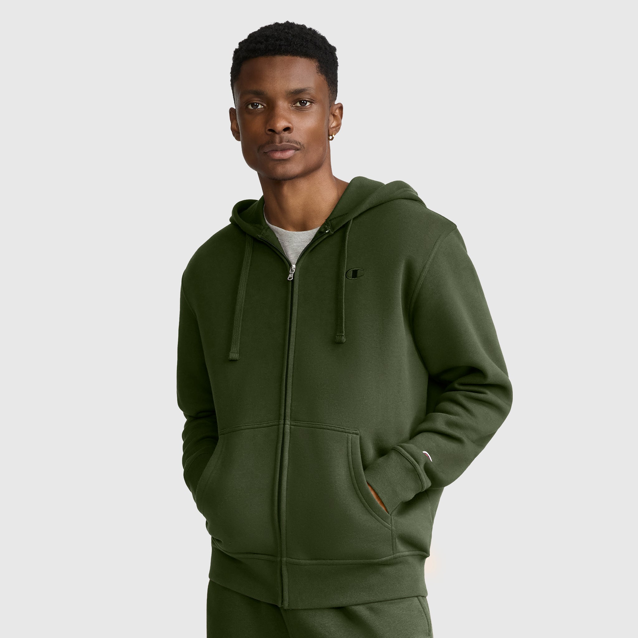 Powerblend Full-Zip Hoodie, C Logo