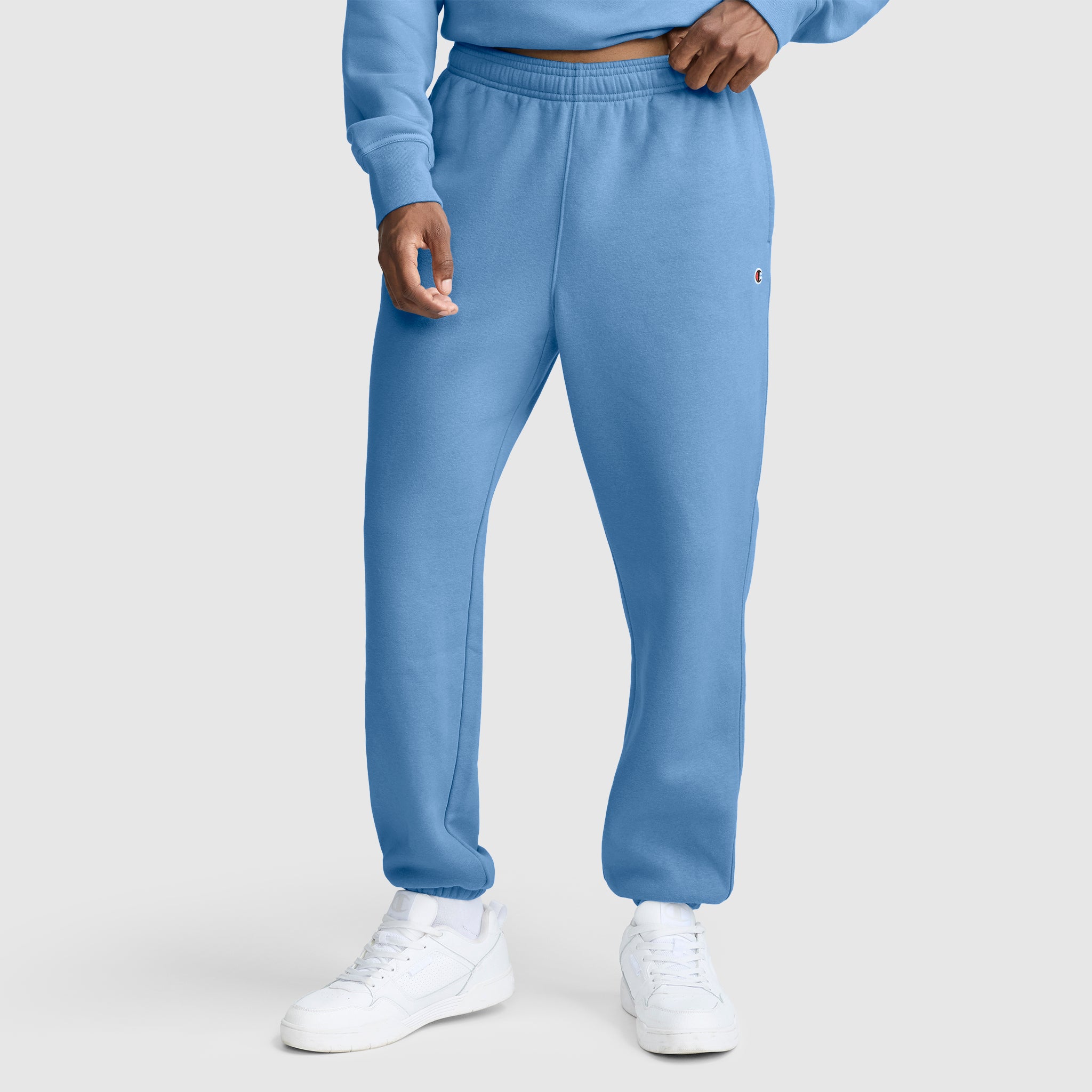 Powerblend Sweatpants, Cinched Bottom, C Logo