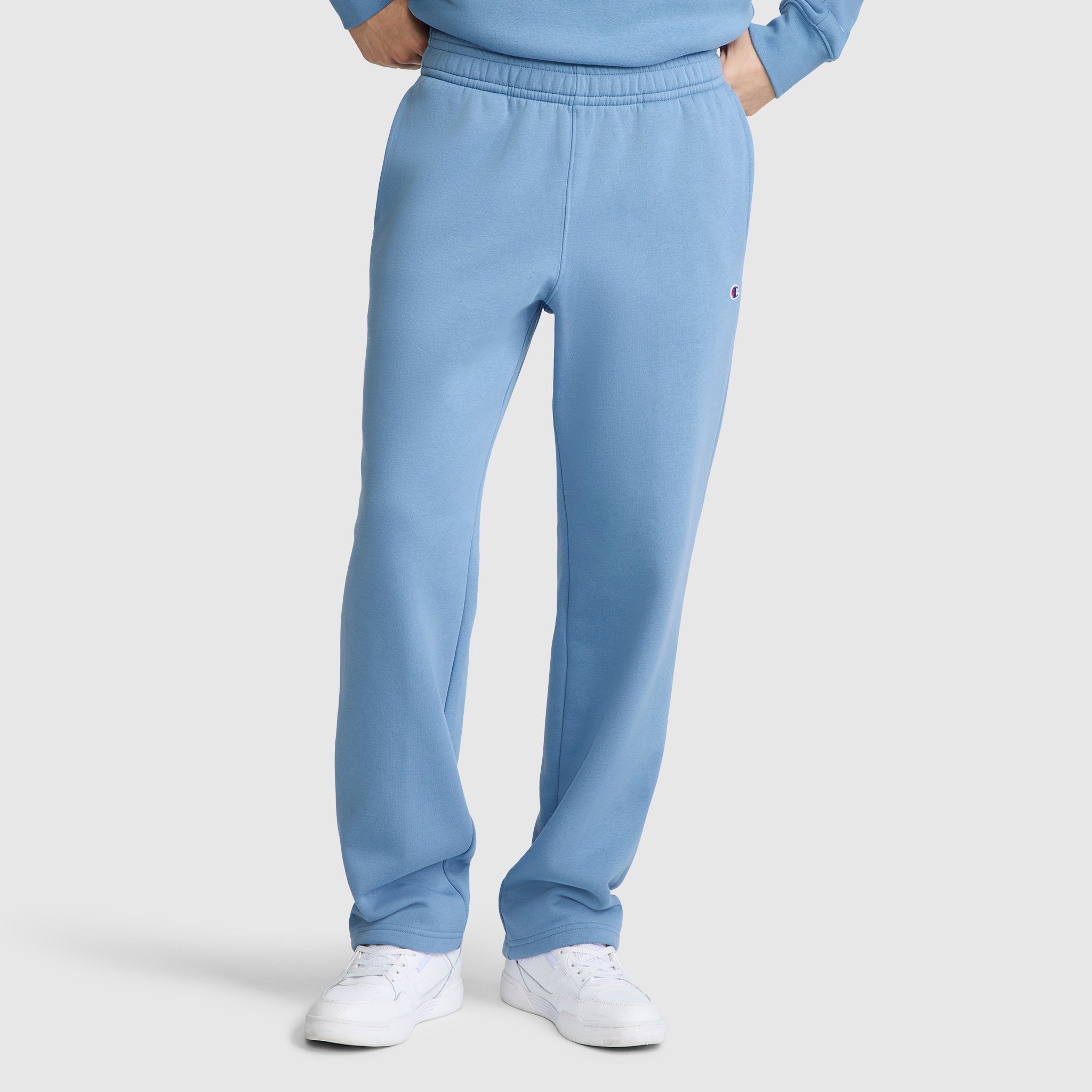 Powerblend Sweatpants, Open Hem, C Logo