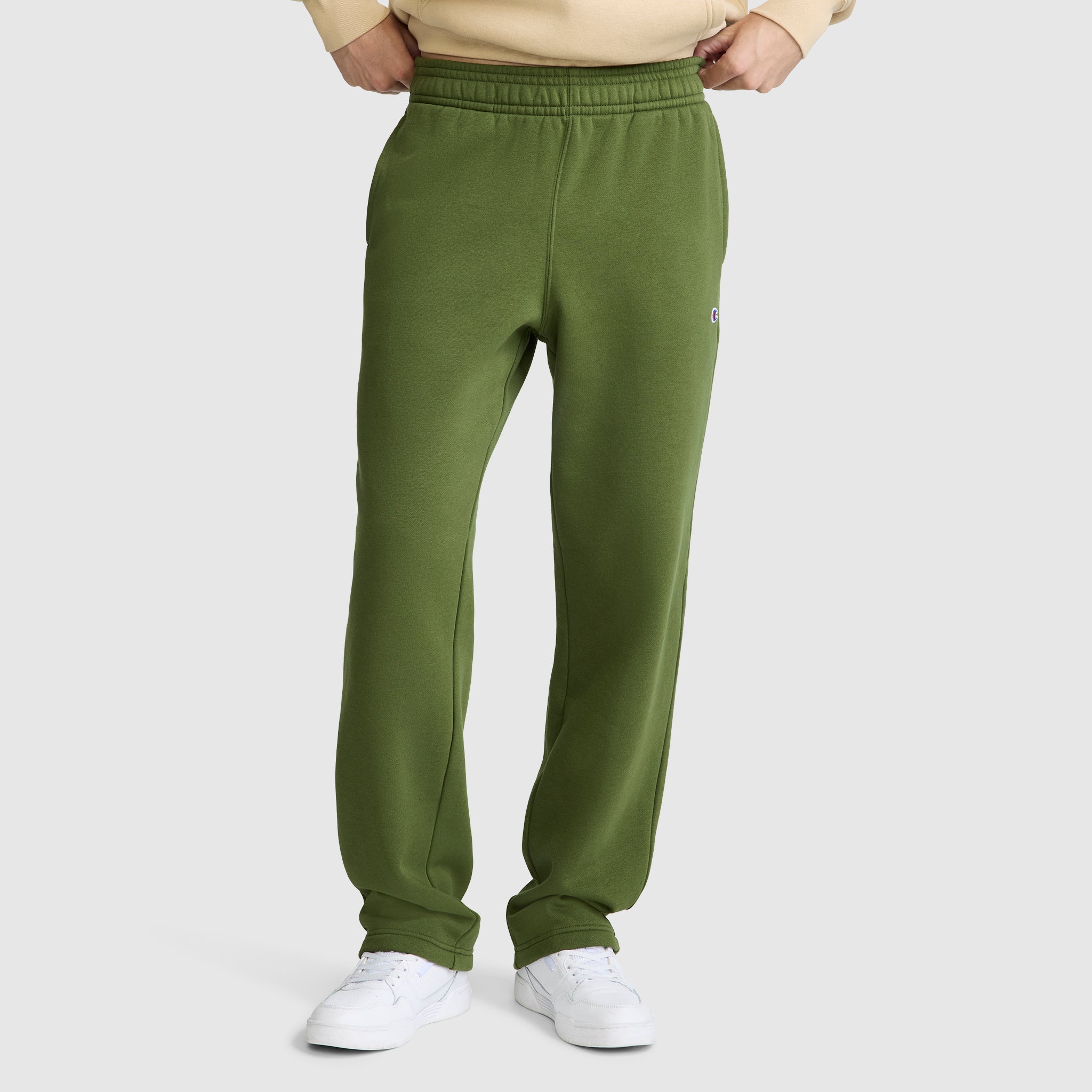 Powerblend Sweatpants, Open Hem, C Logo