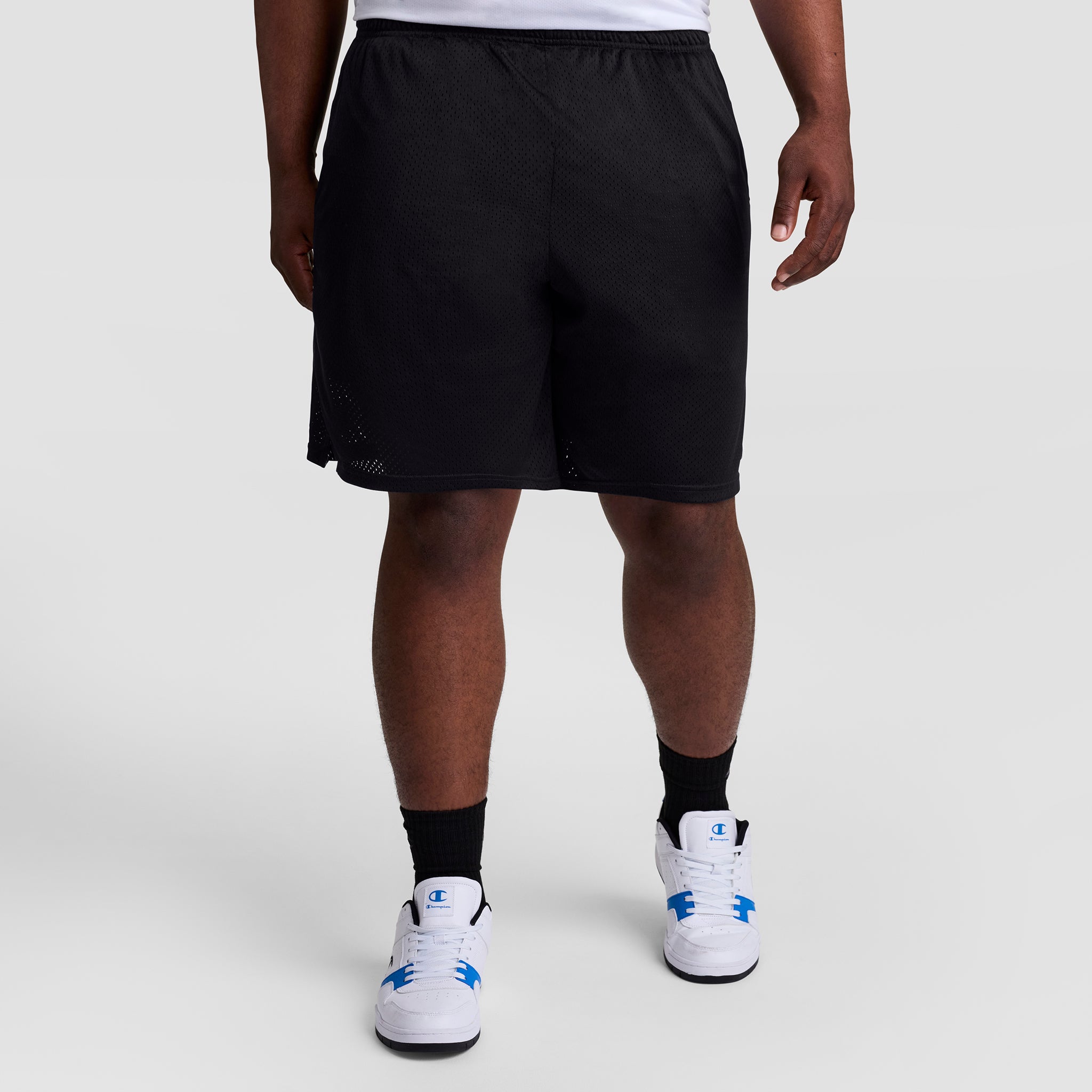 9" Classic Mesh Shorts, C Logo - Big & Tall