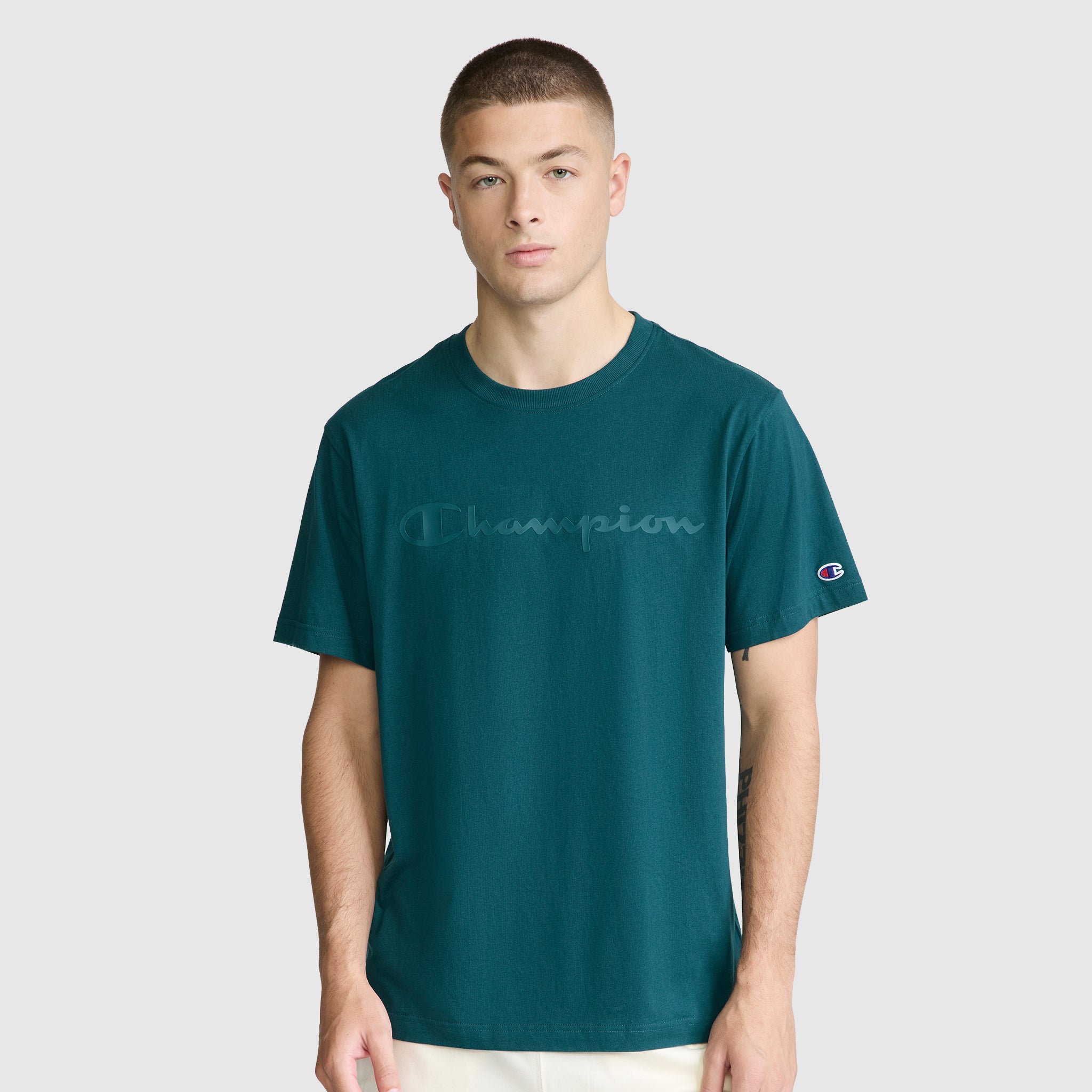 Classic Graphic T-Shirt, Tonal Script Logo