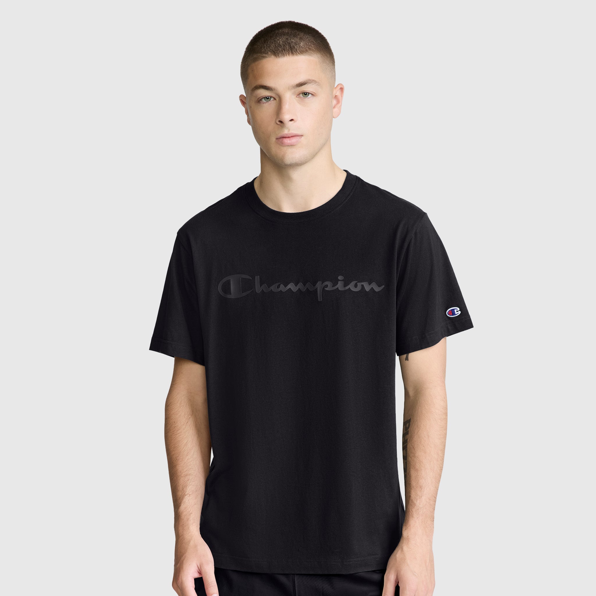 Classic Graphic T-Shirt, Tonal Script Logo