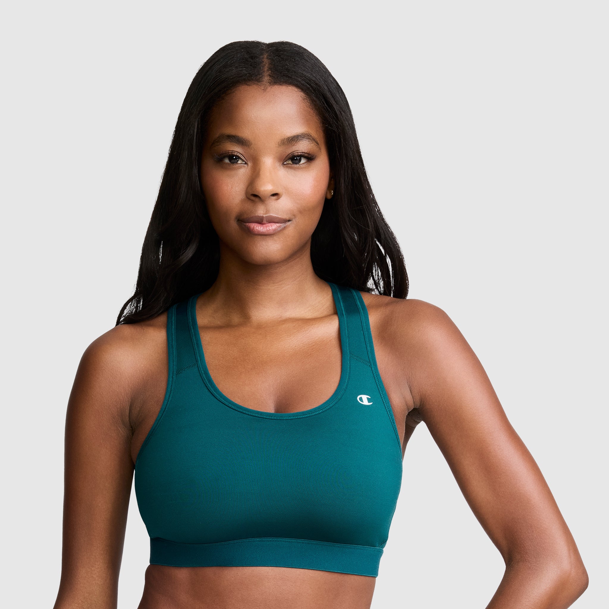 Compression Sports Bra, C Logo