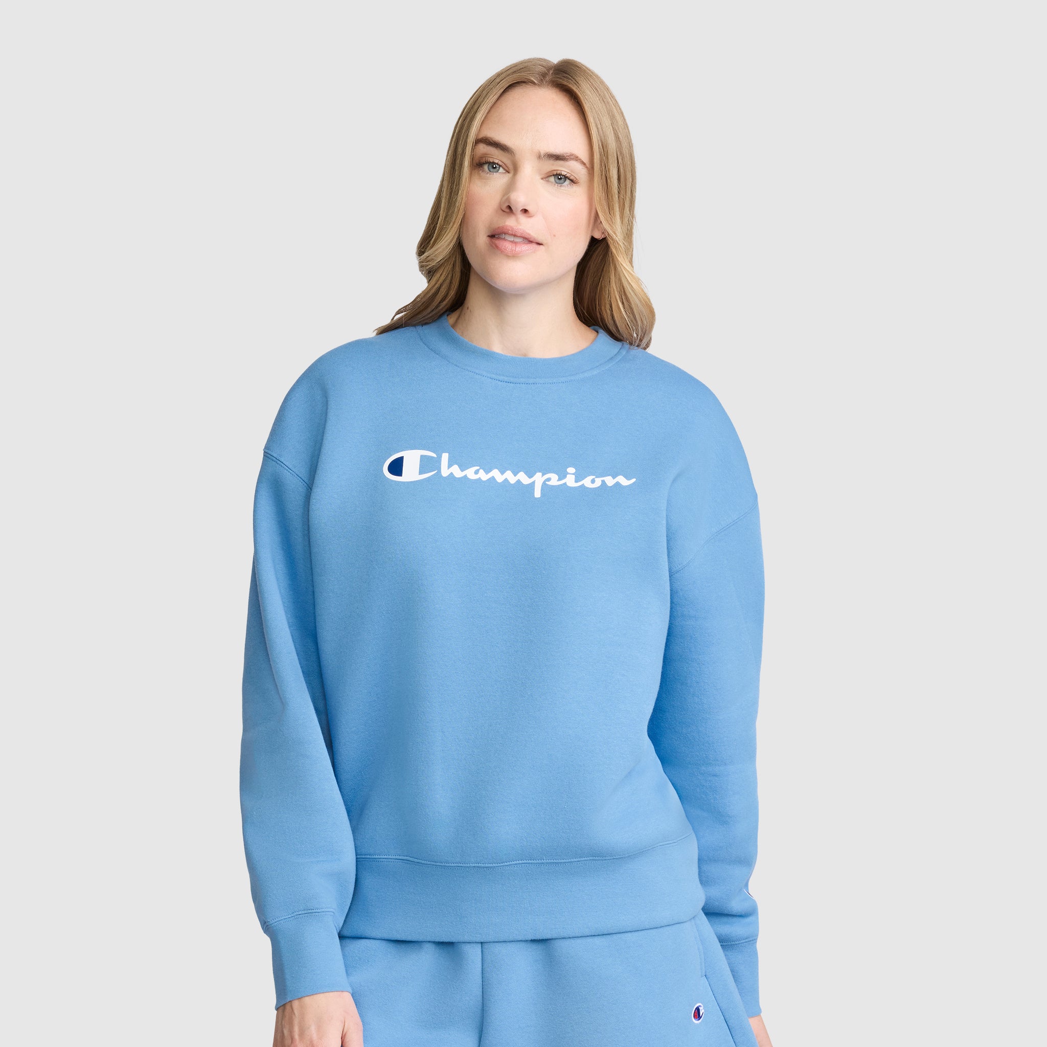 Powerblend Crewneck Sweatshirt, Script Logo