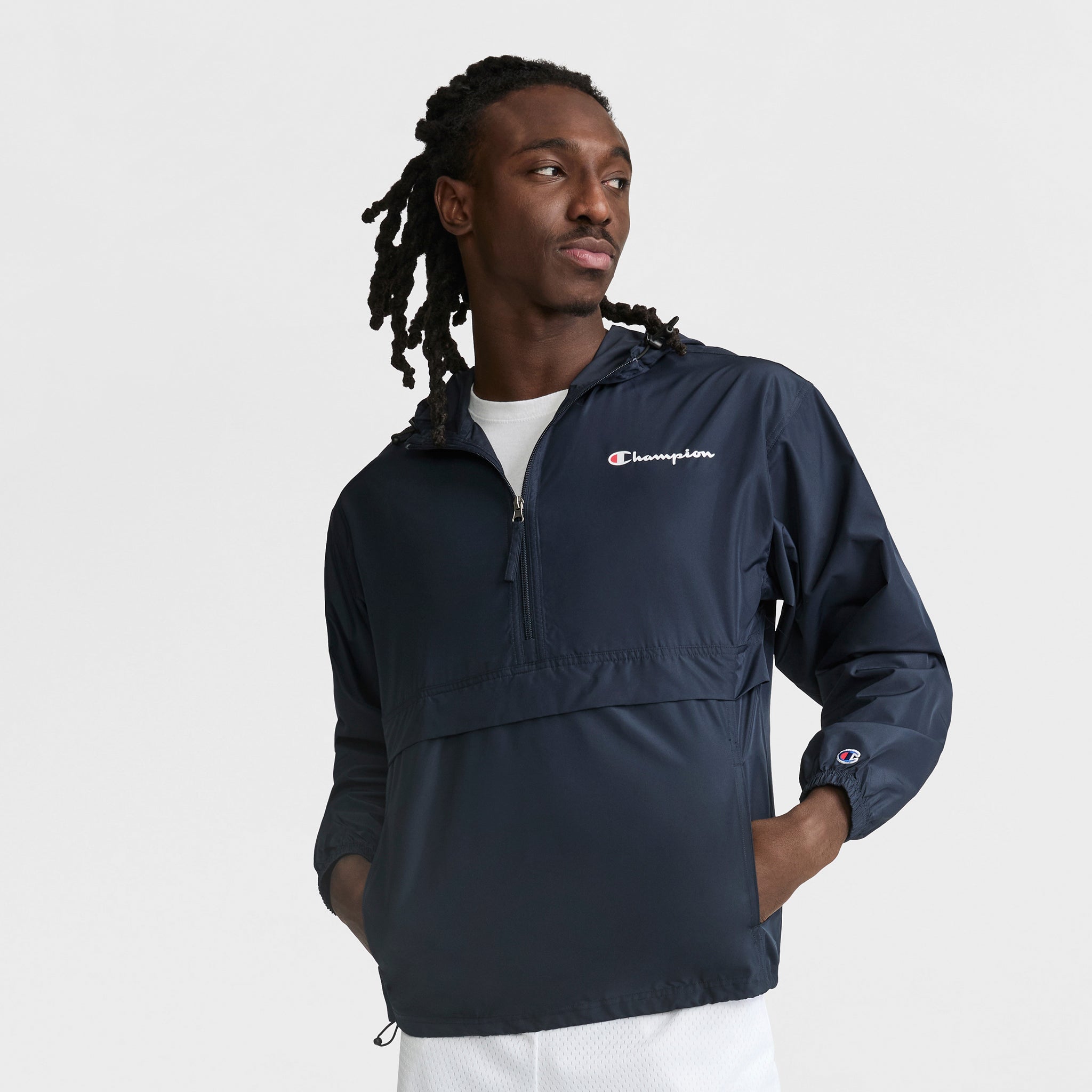 Stadium Packable Jacket, Script Logo
