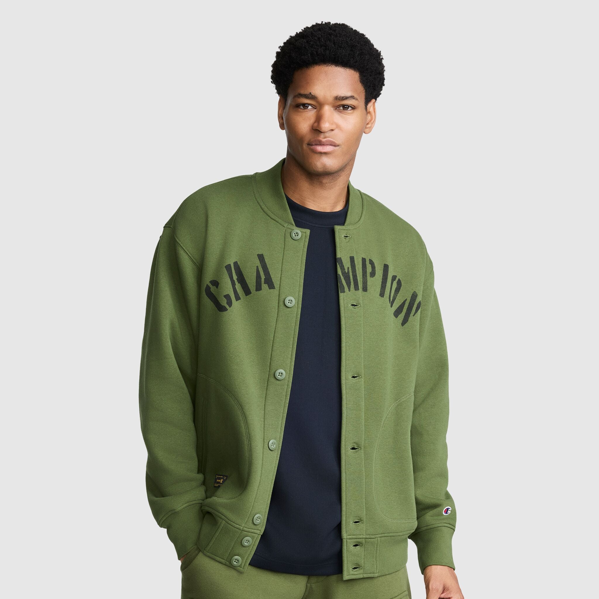 Fleece Baseball Jacket
