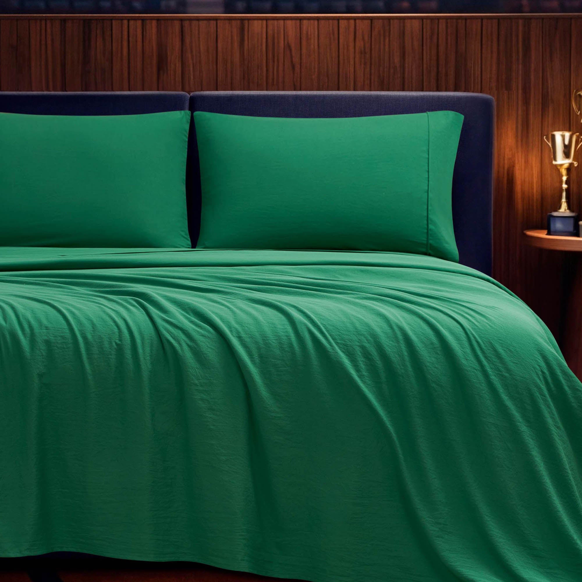 Elastic Logo Microfiber Sheet Set